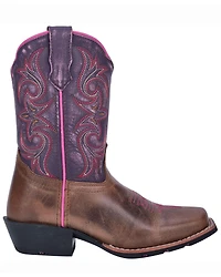 Dan Post Girls' Majesty Western Boots - Square Toe