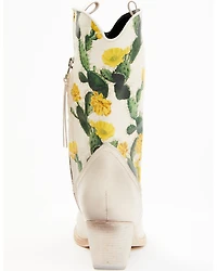 Golo Shoes Women's Cactus Graphic Western Boot - Round Toe