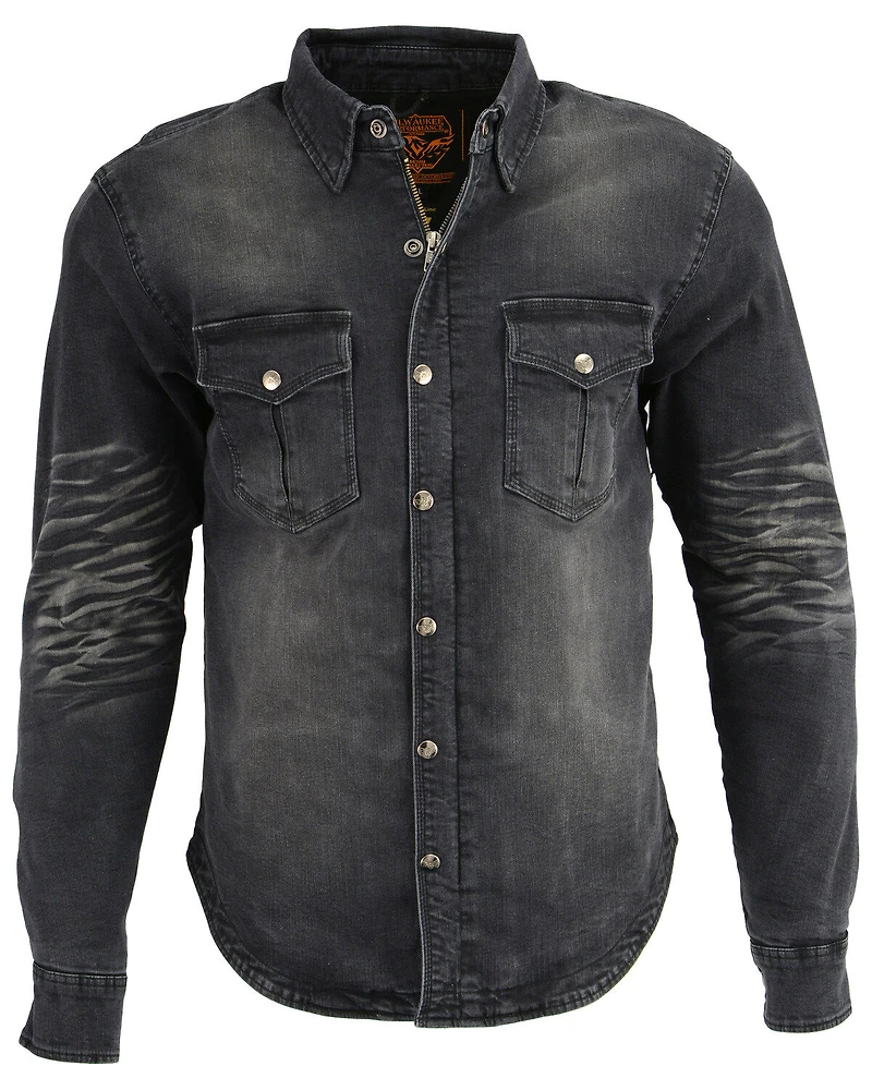 Milwaukee Performance Men's Denim Biker Shirt - Big & Tall