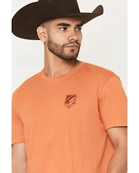 RANK 45® Men's Cowboy Logo Short Sleeve Graphic T-Shirt