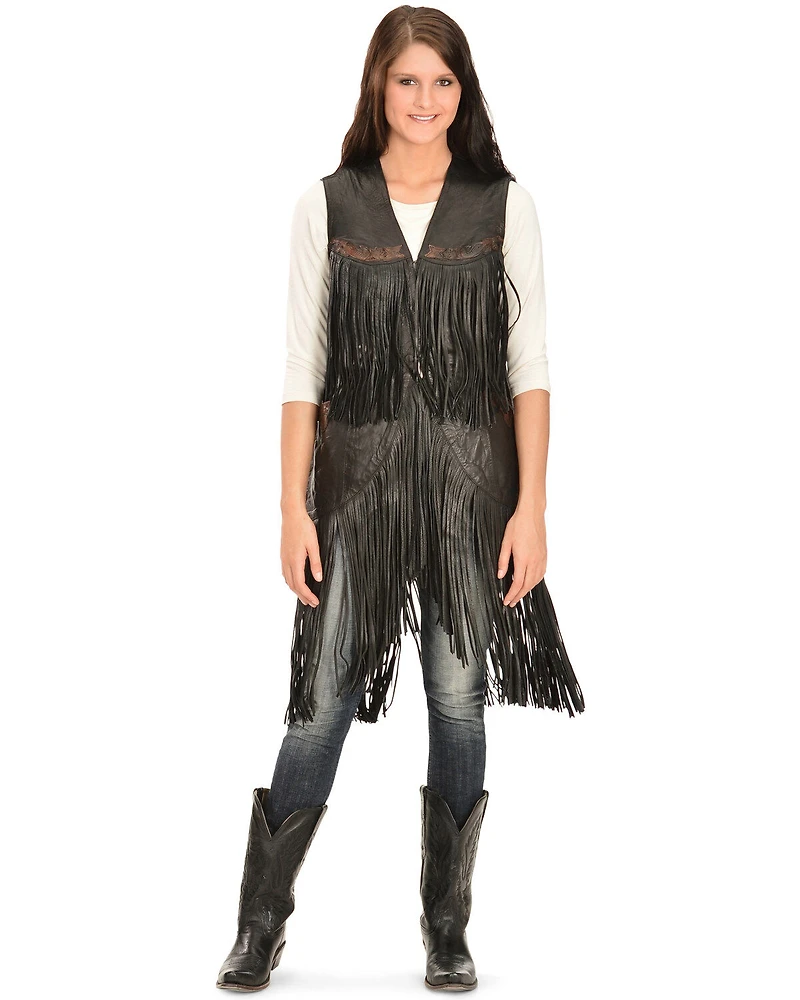 Kobler Leather Women's Ciqala Fringe Vest