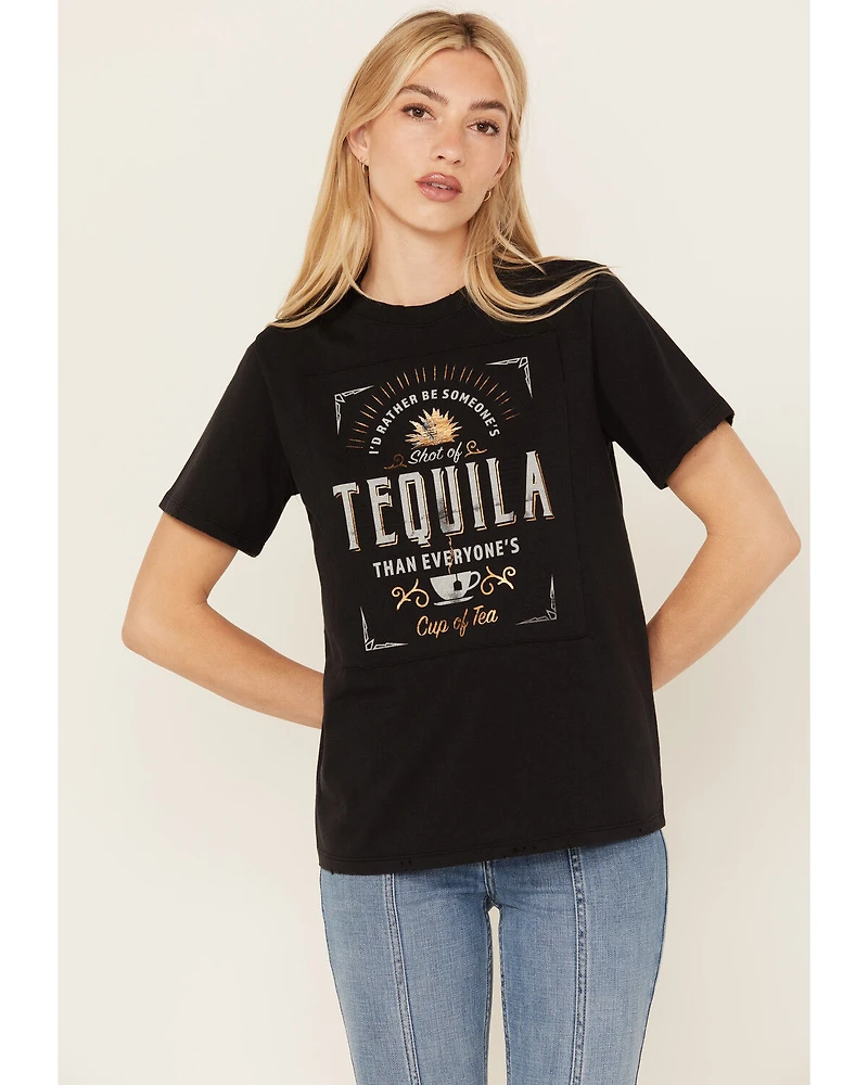 Idyllwind Women's Shot Of Tequila Short Sleeve Graphic Tee