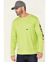 Ariat Men's Rebar Workman Logo Long Sleeve Work T-Shirt