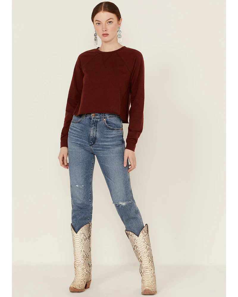Shyanne Women's Cropped Terry Sweatshirt