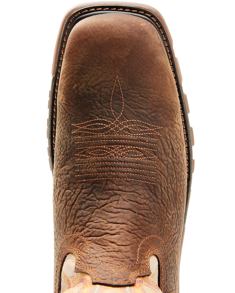 Rocky Men's Carbon 6 Waterproof Western Work Boots - Soft Toe