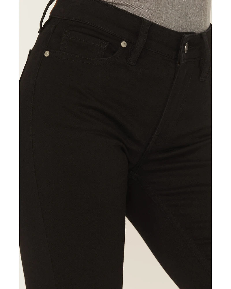 Shyanne Women's Aria Mid Rise Bootcut Super Stretch Denim Jeans