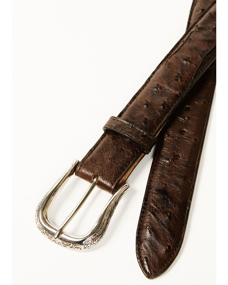 Cody James Black 1978™ Men's Exotic Full-Quill Ostrich Belt