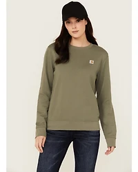 Carhartt Women's Relaxed Fit Midweight Crewneck Sweatshirt