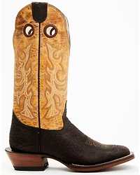 Hondo Boots Men's Bullhide Western - Broad Square Toe