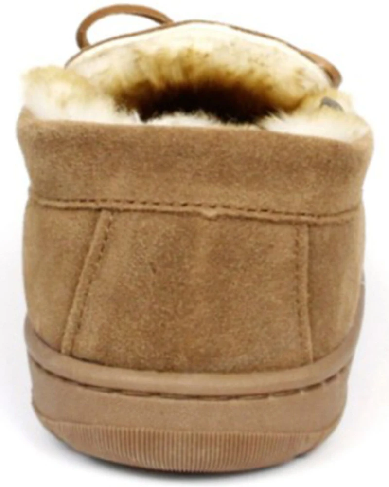 Superlamb Men's Shearling Slippers - Moc Toe