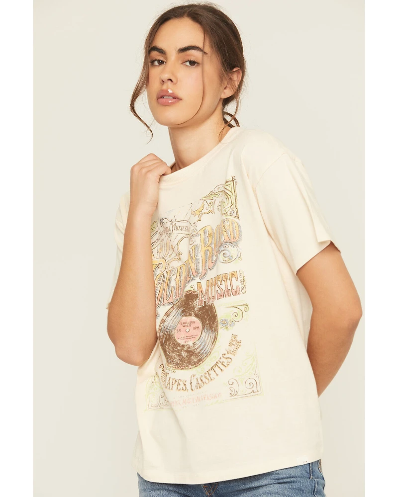 Cleo & Wolf Women's Golden Road Short Sleeve Graphic Tee