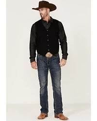 Moonshine Spirit Men's Sunday Brunch Button Down Western Vest