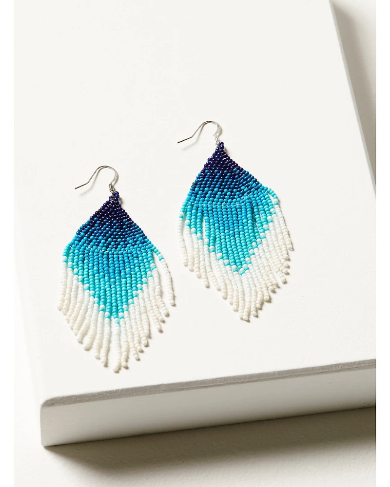 Idyllwind Women's Pacifica Beaded Fringe Earrings
