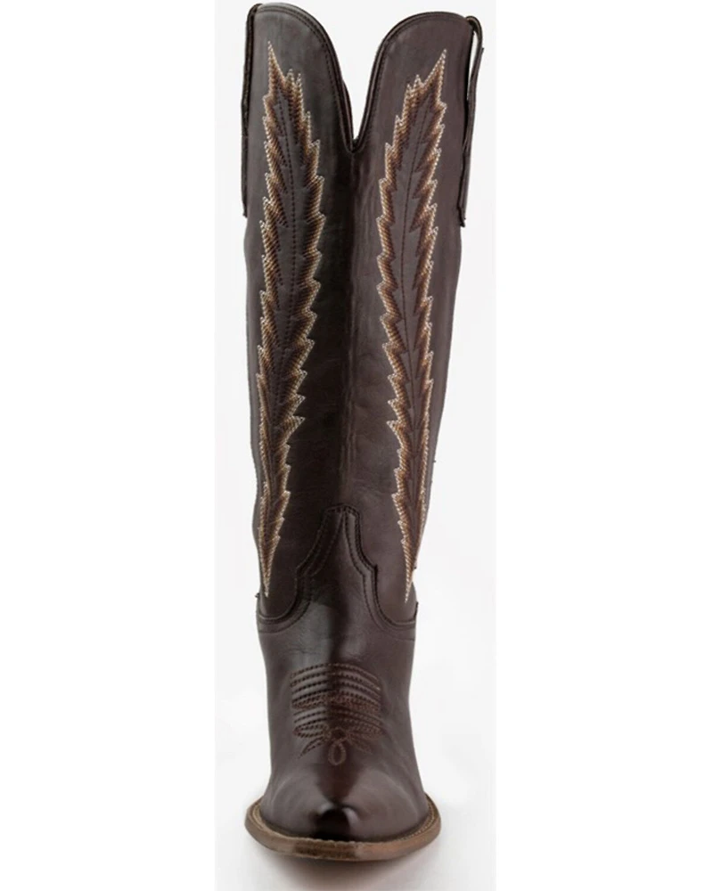 Dan Post Women's Mahan Feather Embroidery Western Boots - Snip Toe