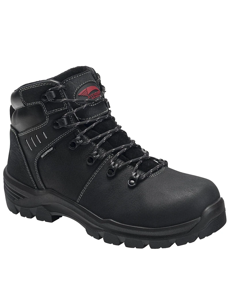 Avenger Men's Black Foundation Work Boots - Composite Toe