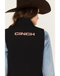 Cinch Women's Logo Embroidered Softshell Vest