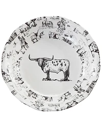 HiEnd Accents 14-Piece Ranch Life Melamine Dinnerware Set