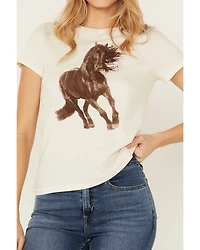 Shyanne Women's Stallion Short Sleeve Girlfriend Graphic Tee