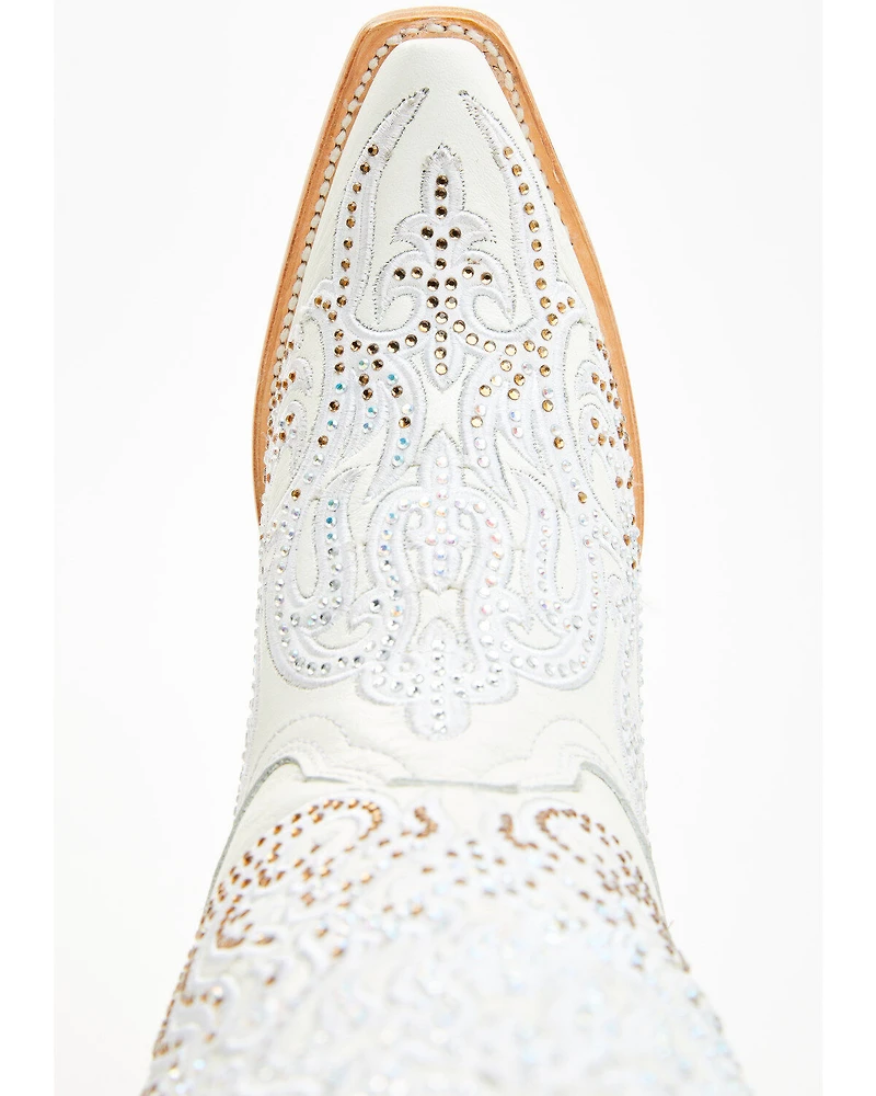 Corral Women's Crystal Embroidered Western Boots - Snip Toe