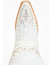 Corral Women's Crystal Embroidered Western Boots - Snip Toe