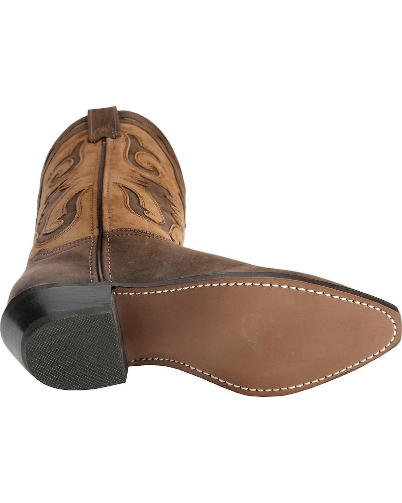 Sage Boots by Abilene Women's 2-Tone Cutout Western