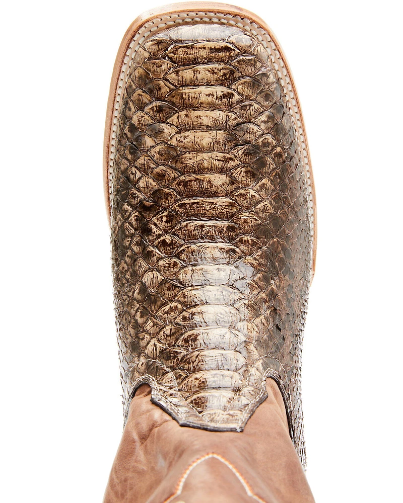 Cody James Men's Exotic Python Western Boots - Broad Square Toe