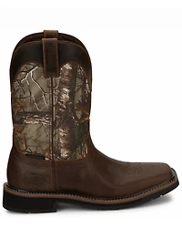 Justin Men's Trekker Waterproof Western Work Boots - Soft Toe