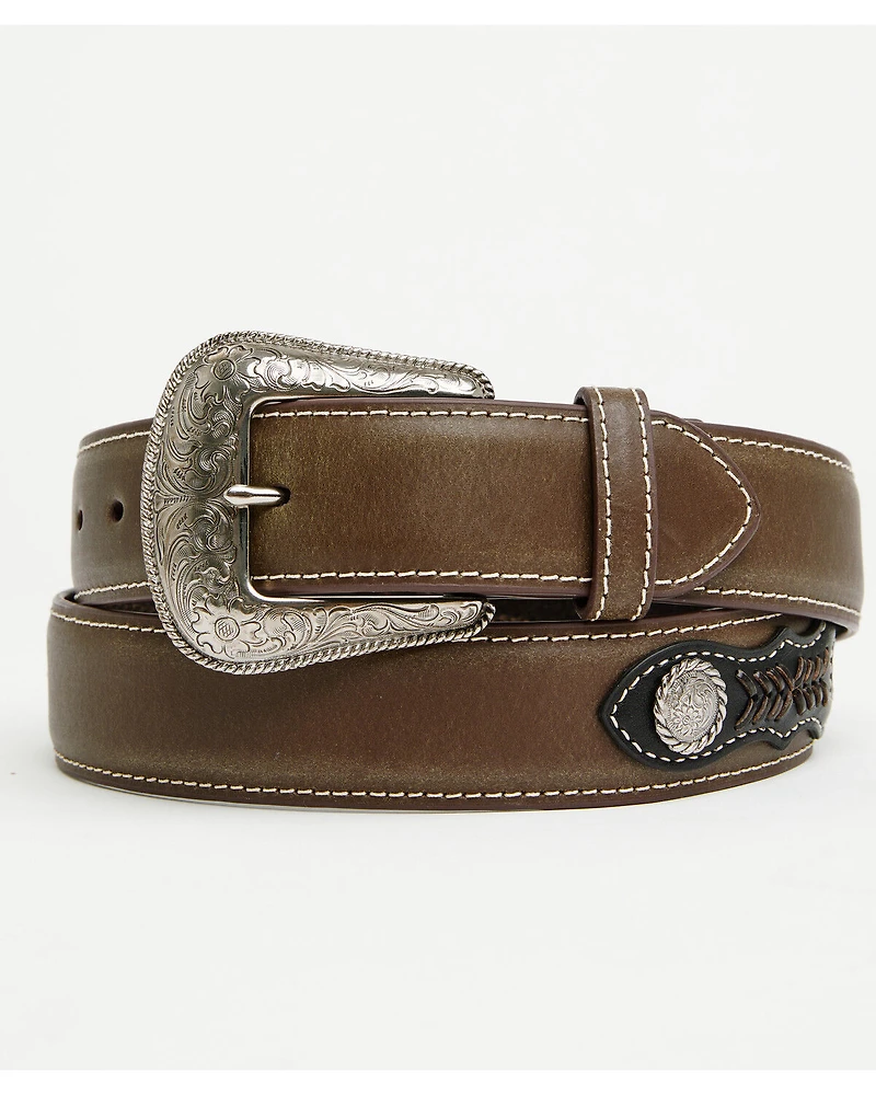 Nocona Men's Ribbon Concho Western Belt
