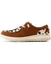 Ariat Women's Hilo Suede and Hairon Casual Shoes - Moc Toe