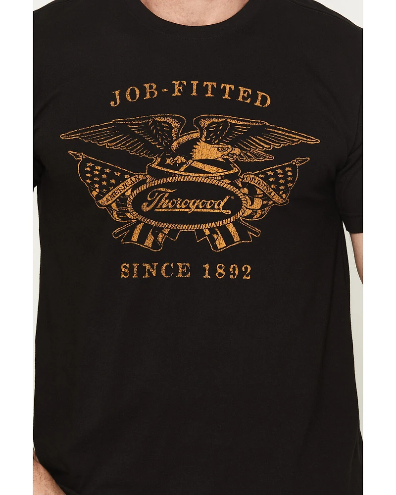 Thorogood Men's Old Glory USA Vintage Short Sleeve Graphic T-Shirt