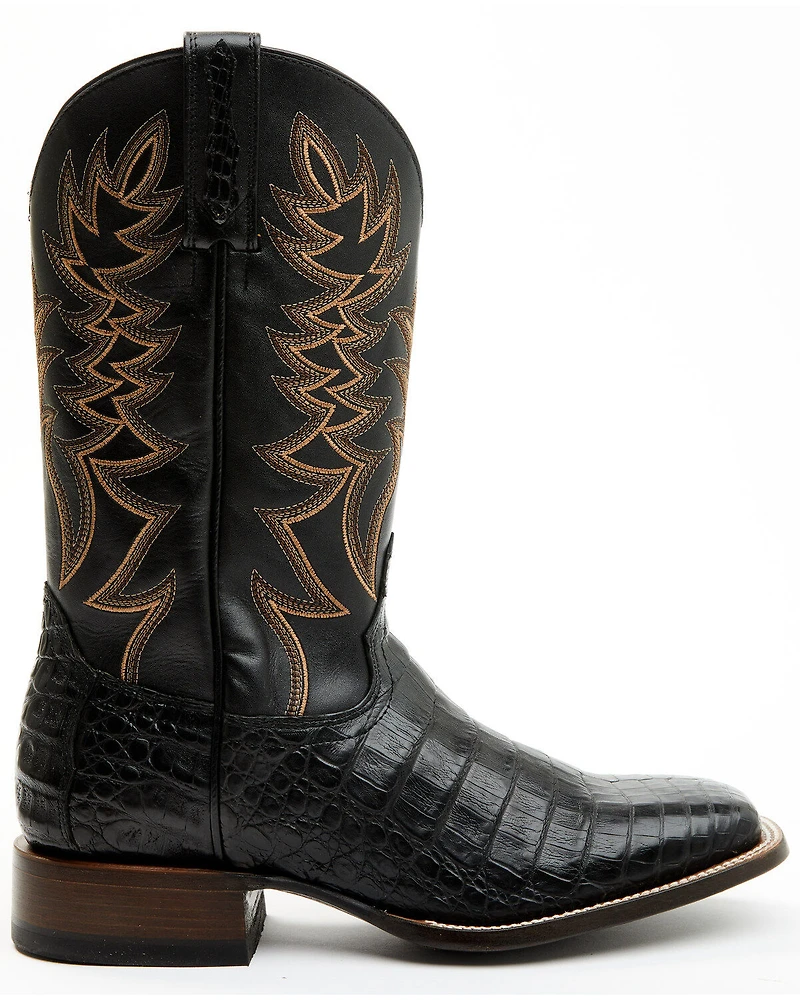 Cody James Men's Exotic Caiman Belly Western Boots - Broad Square Toe