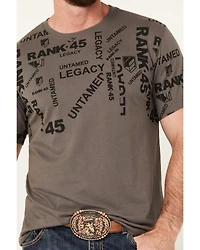 RANK 45® Men's Ranpen Short Sleeve Graphic T-Shirt