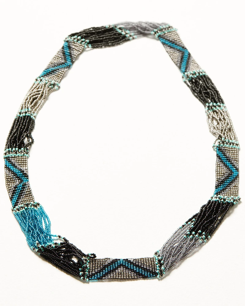 Shyanne Women's Deep Teal Enchanted Forest Beaded Necklace