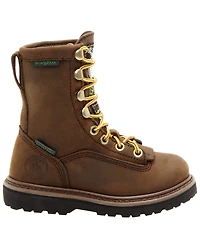 Georgia Boys' Insulated Outdoor Waterproof Lace-Up Boots
