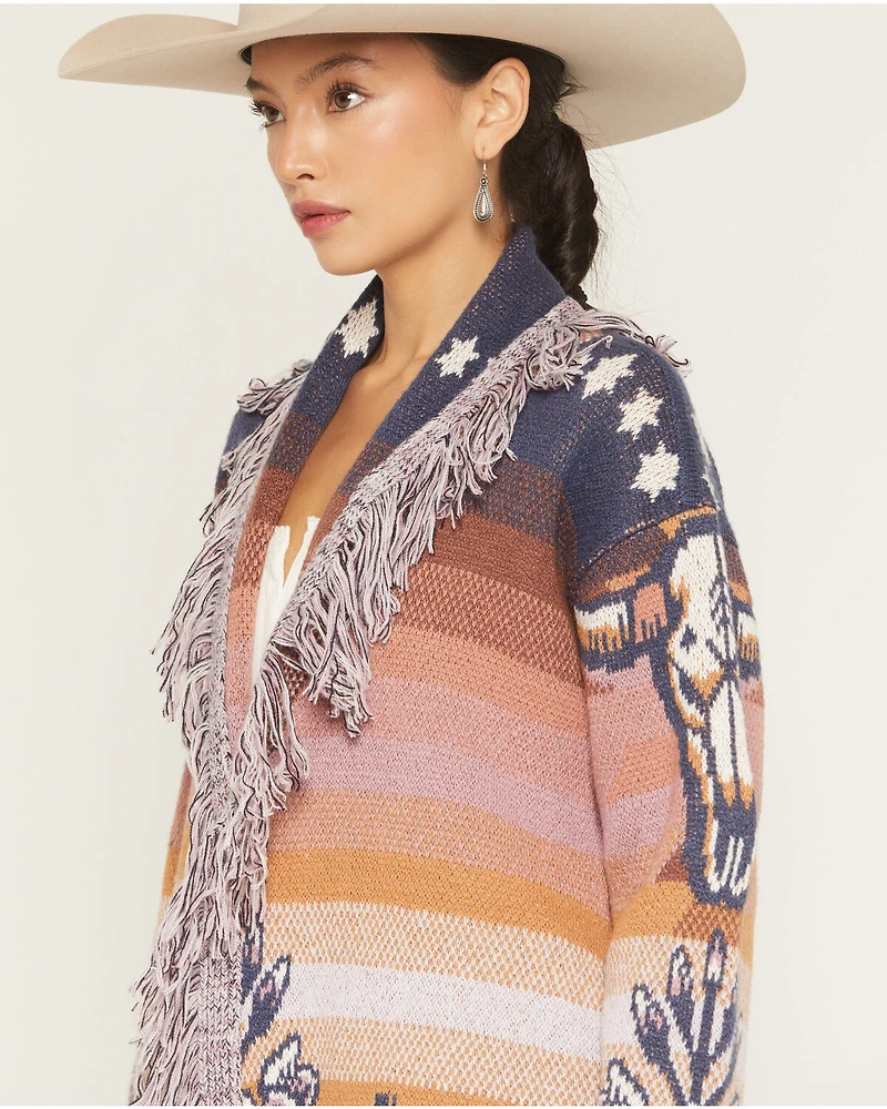 Idyllwind Women's Skyview Scenic Steerhead Cardigan