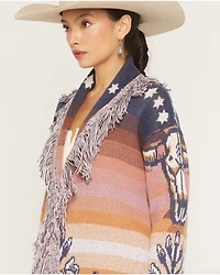 Idyllwind Women's Skyview Scenic Steerhead Cardigan
