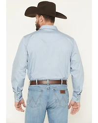 Gibson Trading Co Men's Campfire Solid Long Sleeve Snap Stretch Western Shirt