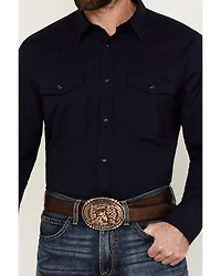 RANK 45® Men's Southwest Action Long Sleeve Snap Performance Western Shirt