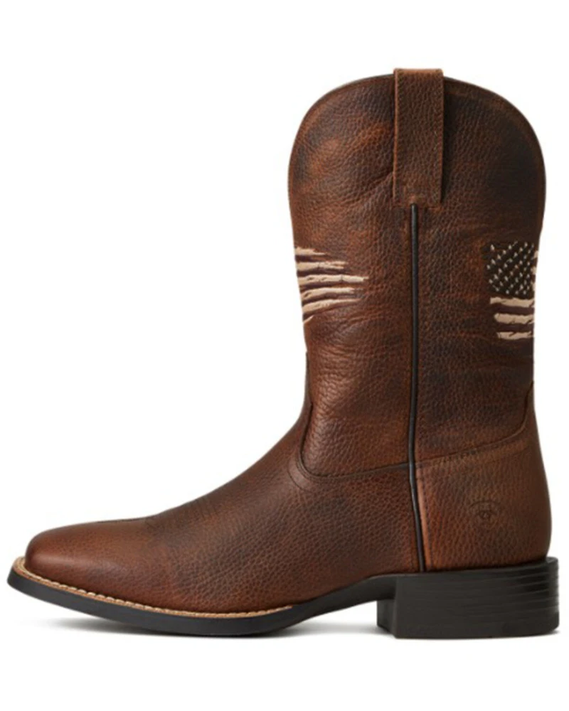 Ariat Men's Cliff Sport All Country Western Performance Boots - Broad Square Toe
