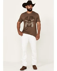 Levi's Men's 501 Optic Daisy White Original Fit Rigid Denim Jeans