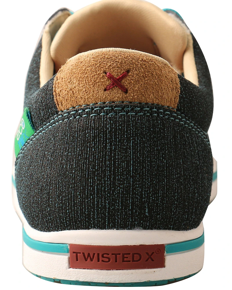 Twisted X Women's Dark Teal Casual Shoes - Moc Toe