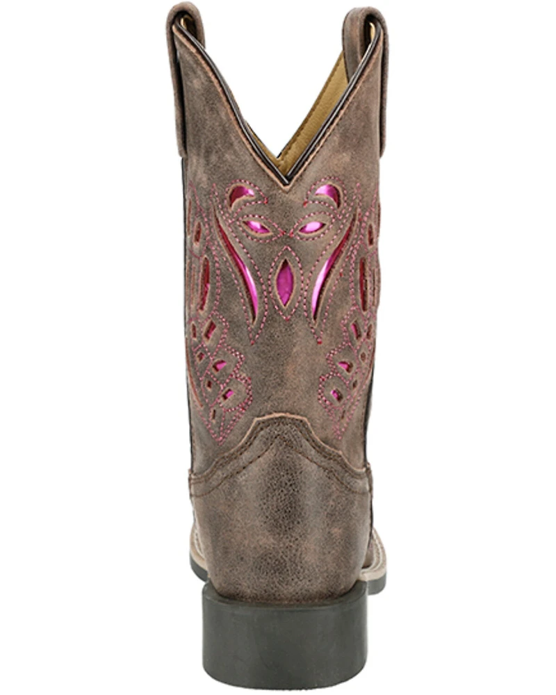 Smoky Mountain Girls' Trixie Western Boots - Broad Square Toe