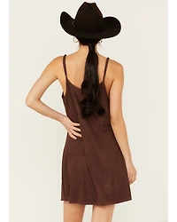 Shyanne Women's Faux Suede Sleeveless Mini Dress