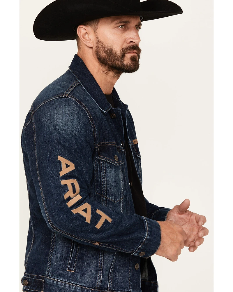 Ariat Men's Richford Team Denim Trucker Jacket