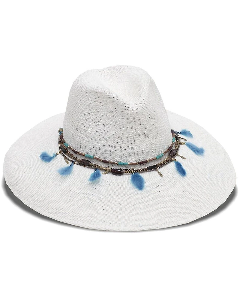 Nikki Beach Women's Dara Straw Western Fashion Hat
