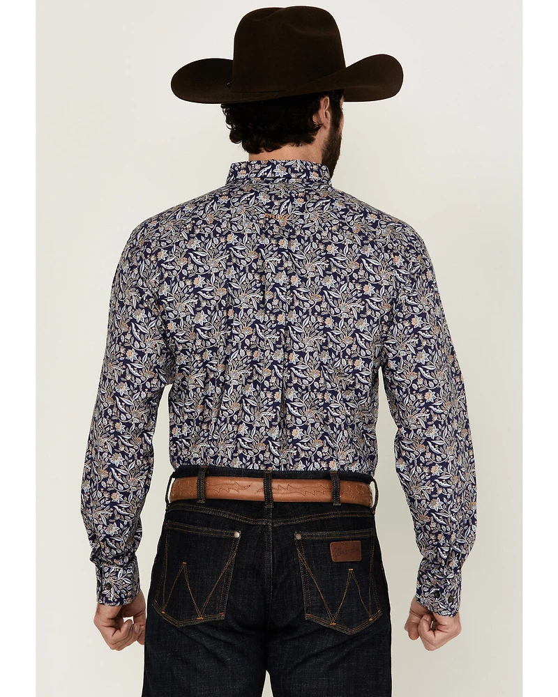 Ariat Men's Creighton Paisley Print Long Sleeve Button-Down Western Shirt