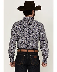 Ariat Men's Creighton Paisley Print Long Sleeve Button-Down Western Shirt
