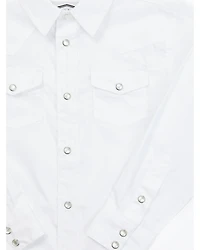 Gibson Trading Co Toddler Boys' Solid Long Sleeve Pearl Snap Western Shirt