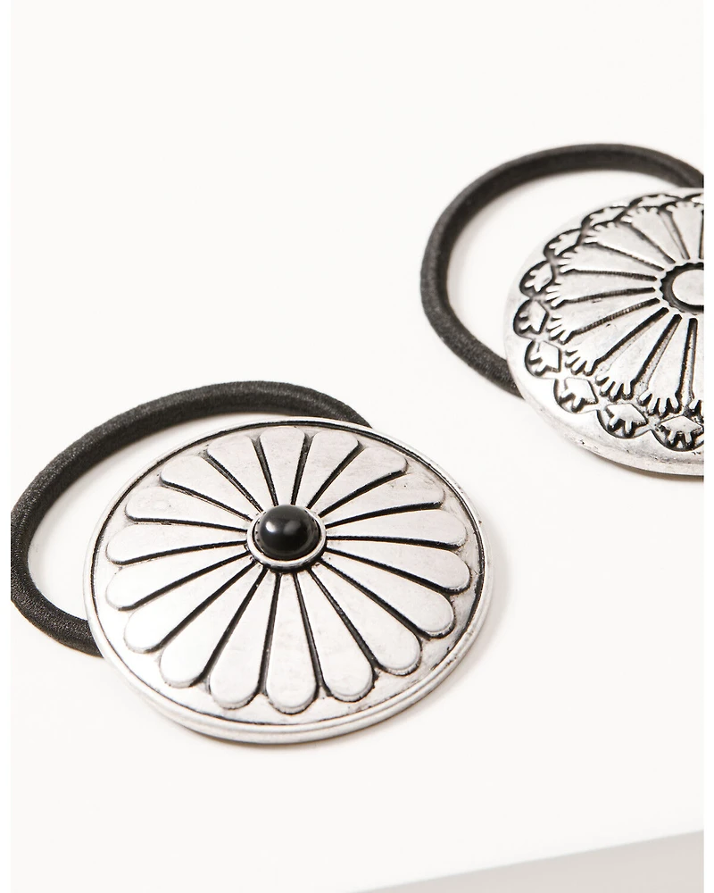 Idyllwind Women's Foxley Concho Hair Tie Set - 2 Piece