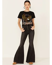 Country Deep Women's Acid Washed Desperado Graphic Tee